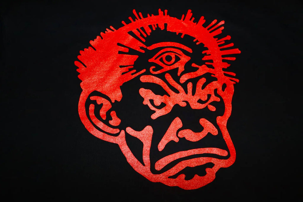 Anger is a Gift - Black zip-up Hoodie (Red print)
