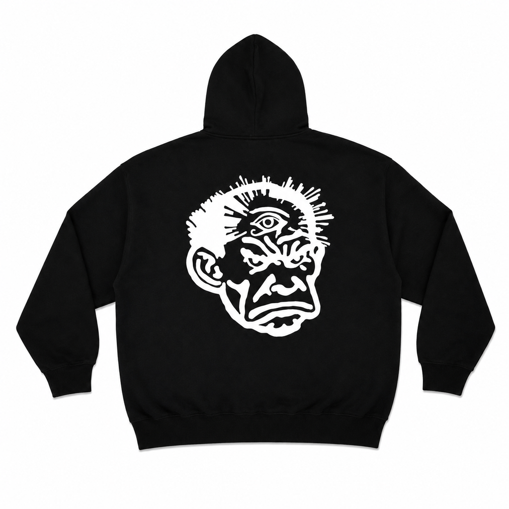 Anger is a Gift - Black Hoodie (White back)