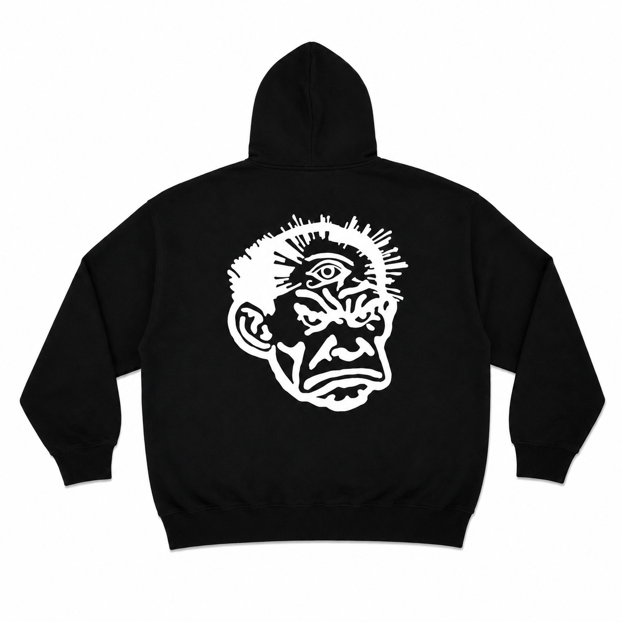 Anger is a Gift - Black Hoodie (White back)