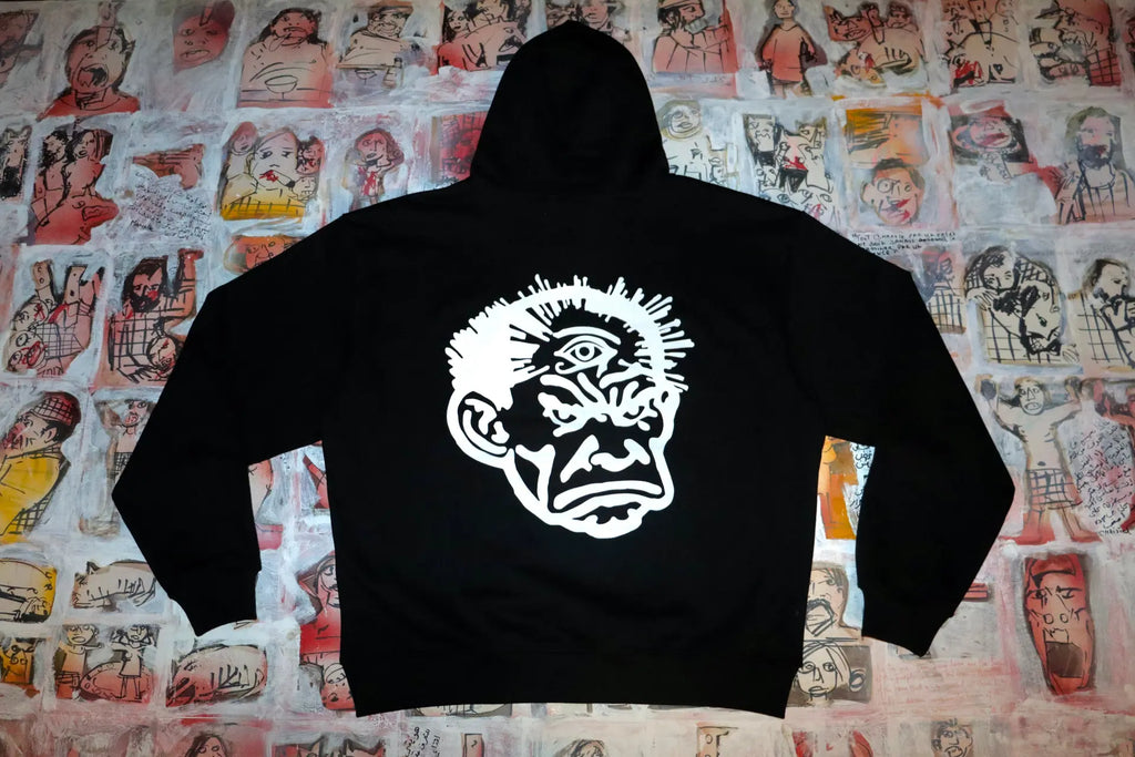 Anger is a Gift - Black Hoodie (White back)