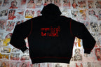 Anger is a Gift - Black Hoodie with Red Outlines