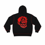 Anger is a Gift - Black Hoodie with Red Outlines