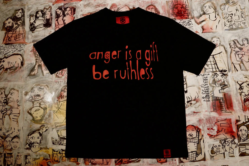 Anger is a Gift - Relaxed T-Shirt Smoked Black