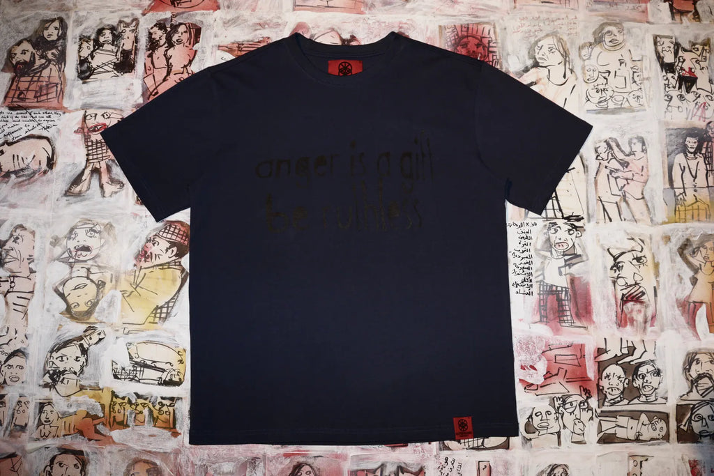 Anger is a Gift - Relaxed T-Shirt Smoked Blue