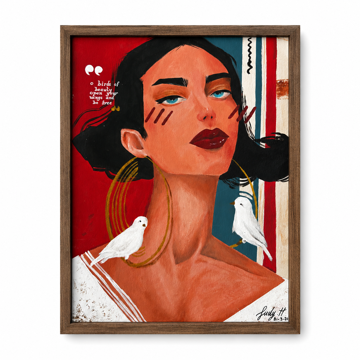 Birds of beauty - Acrylic paint