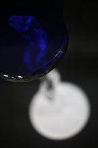 Lily Pad Sidetable - Cobalt Serenity
