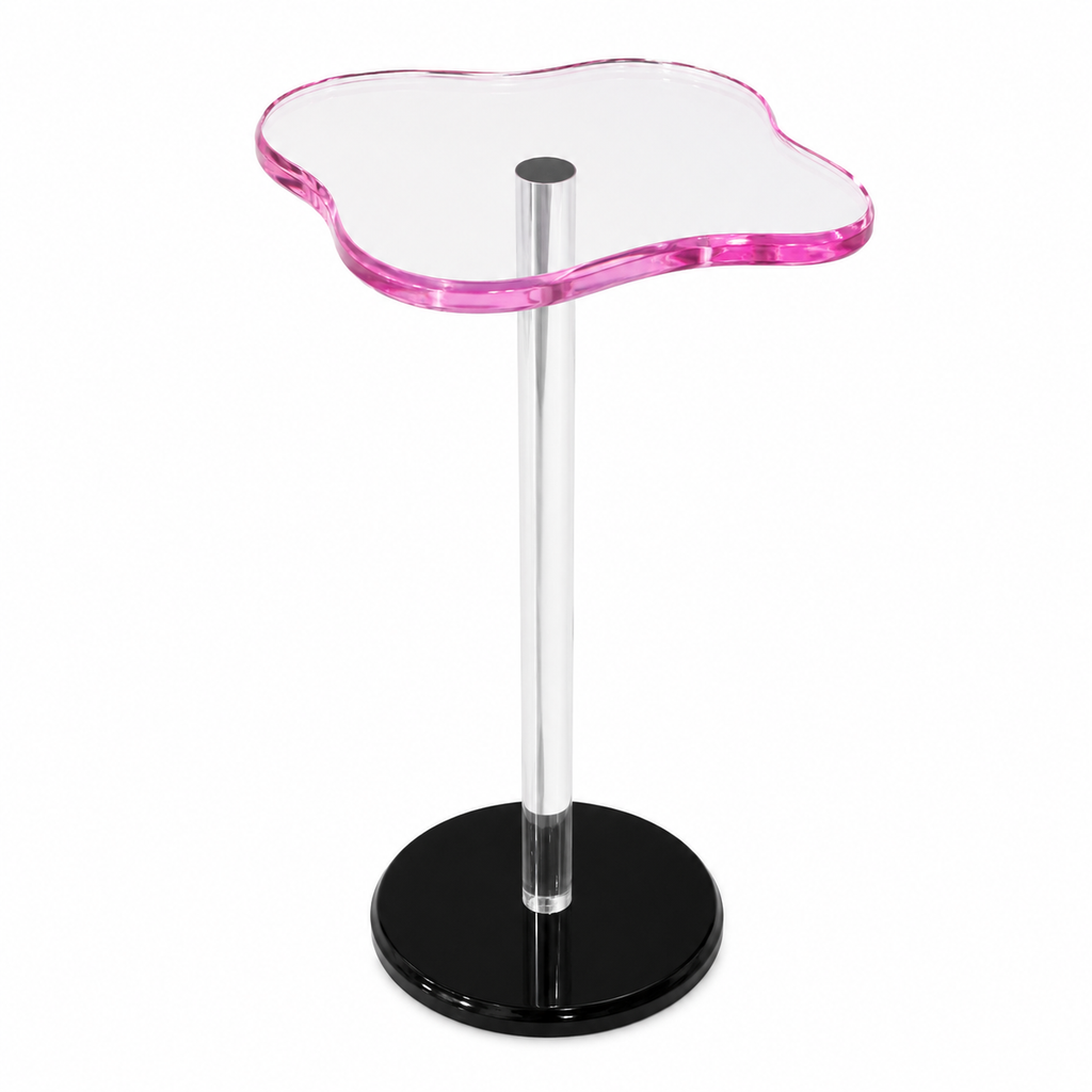 Lily Pad Sidetable – Fuchsia Glow