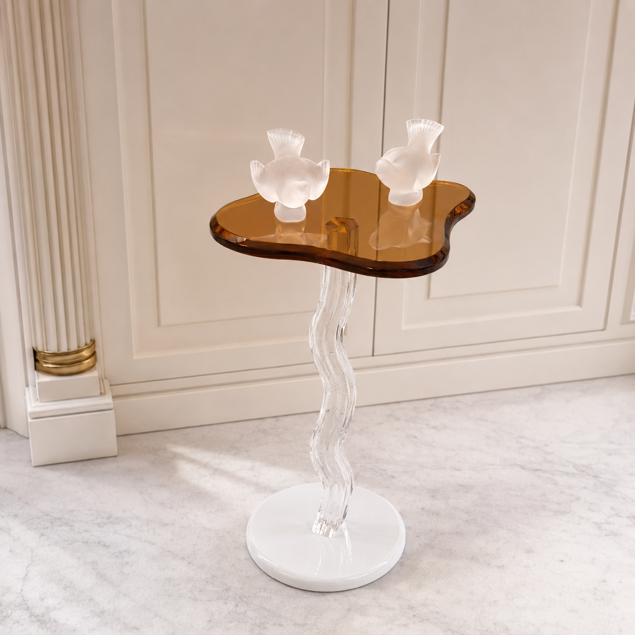 Lily Pad Sidetable – Amber Harmony