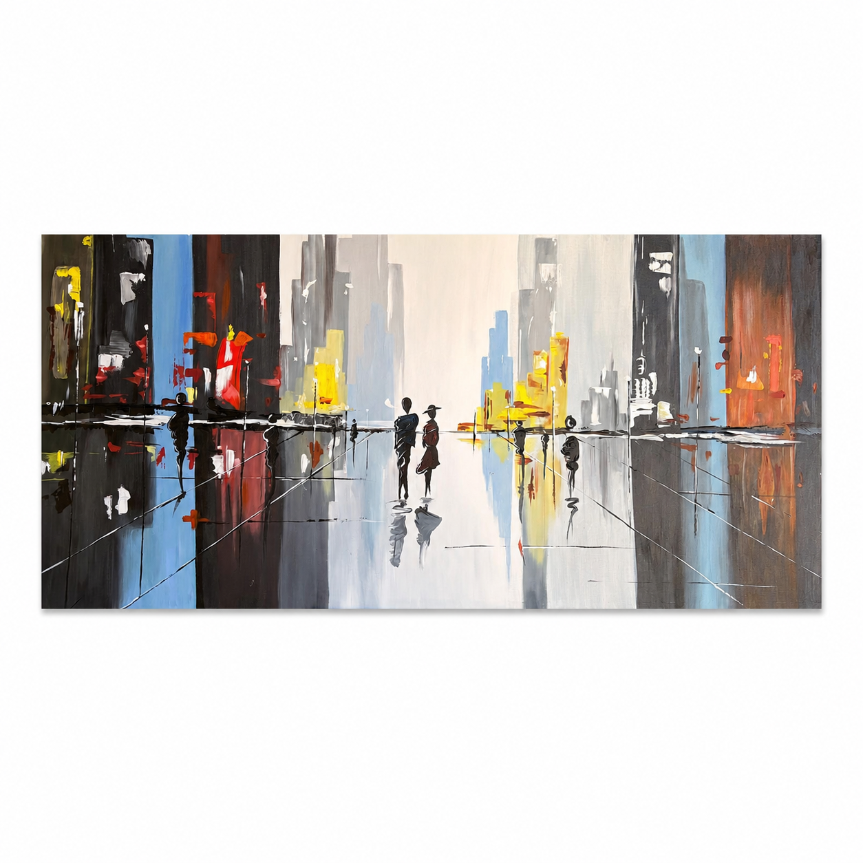 City life - Acrylic on canvas