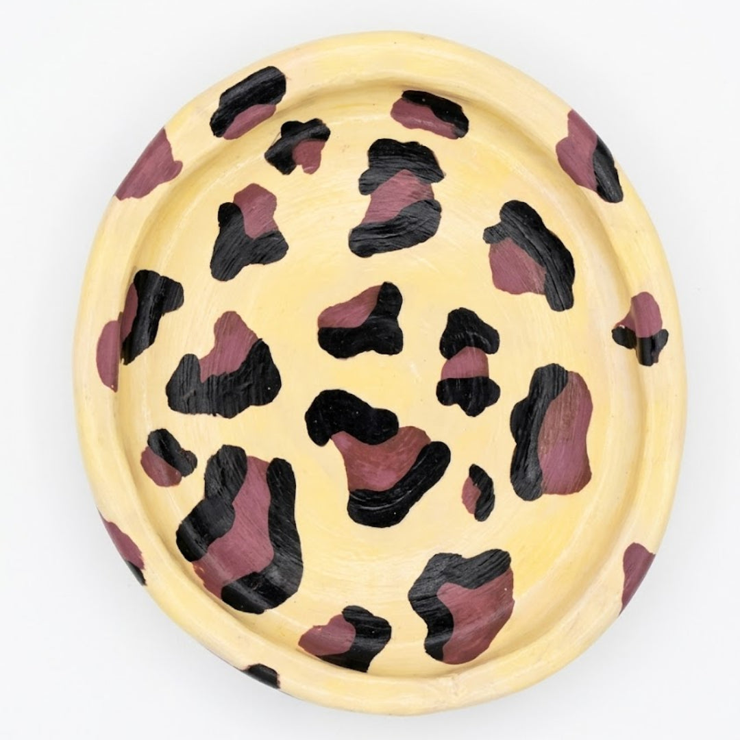 Classic Leopard Print Trinket Dish