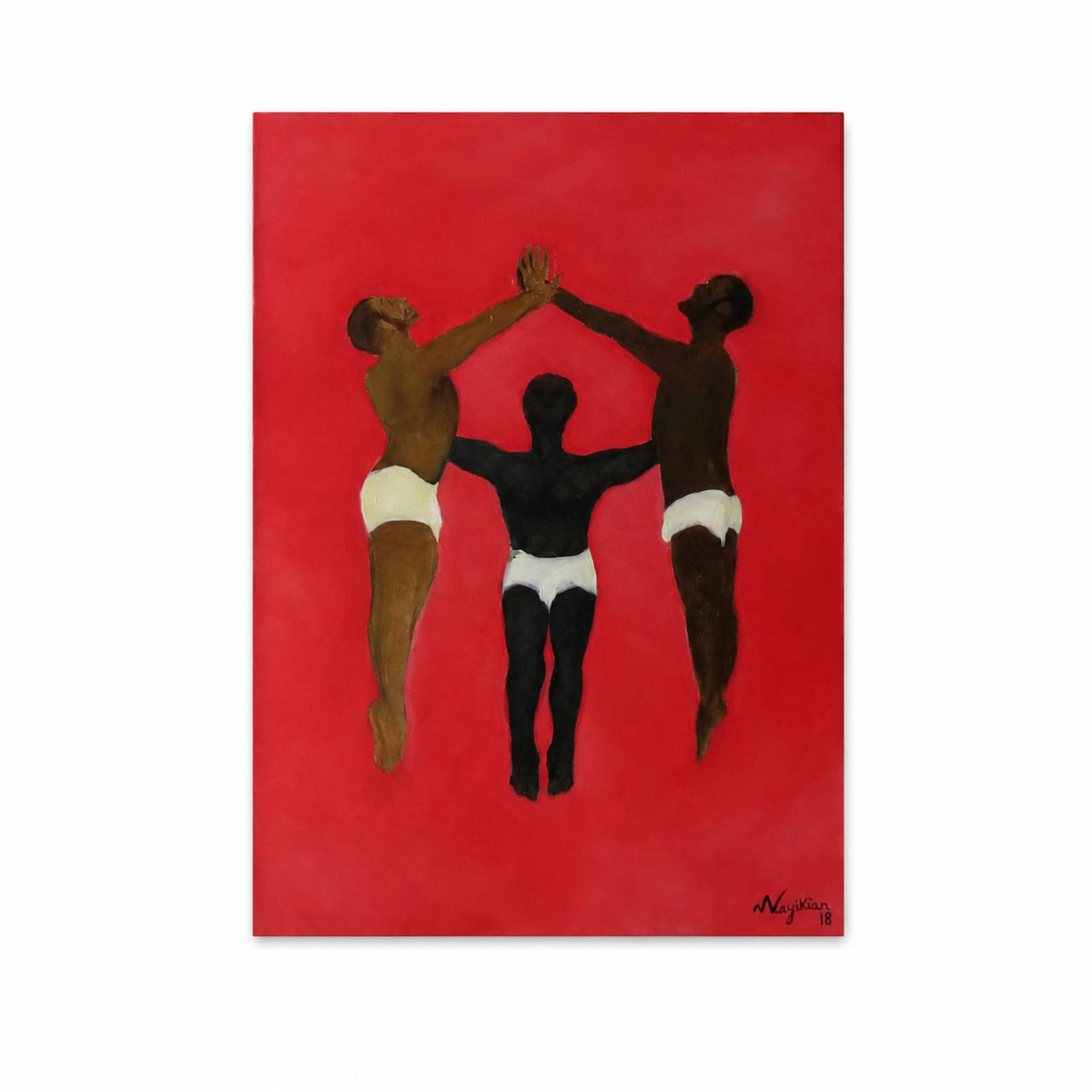 The Dancers - Oil on Canvas