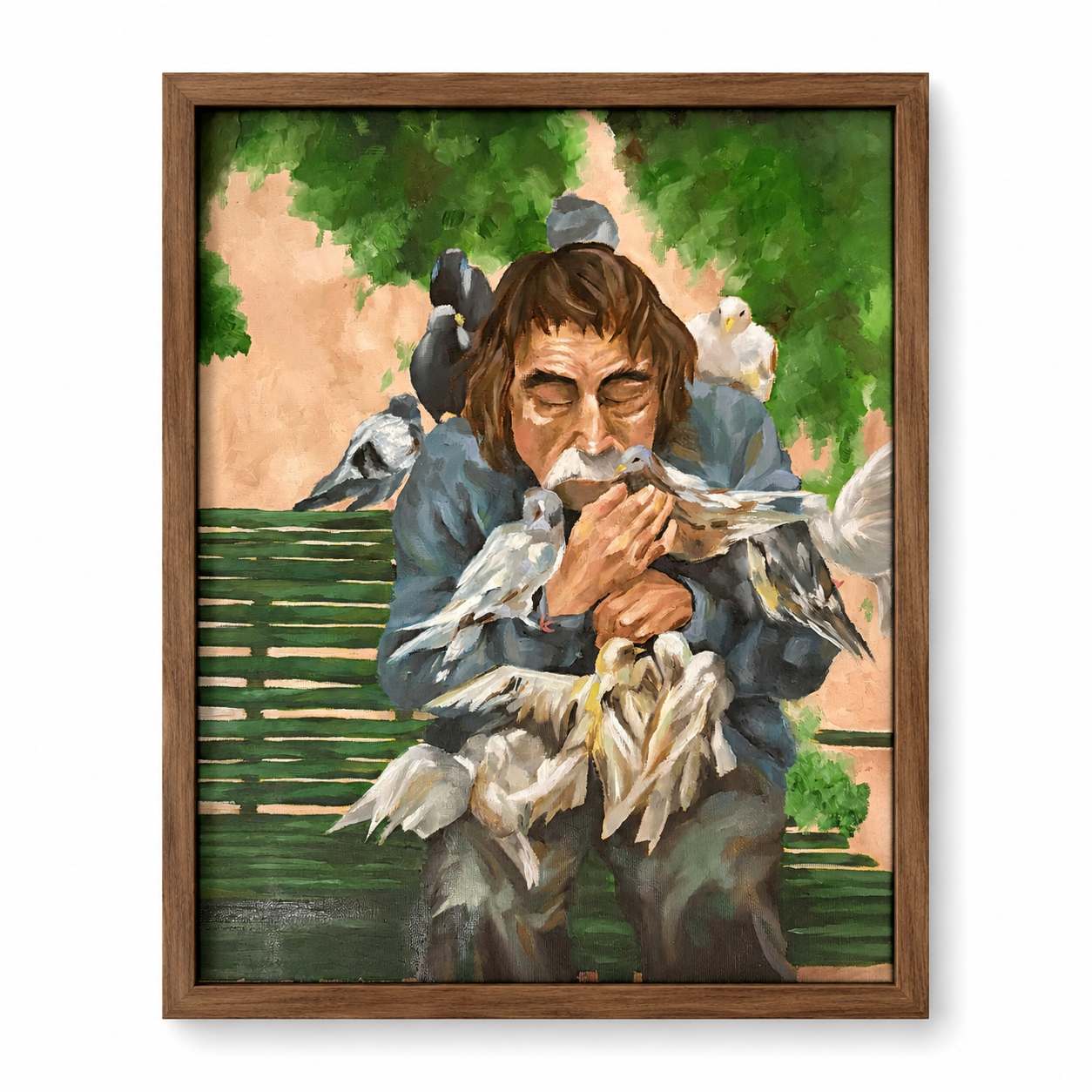 Embrace of freedom - Oil paint