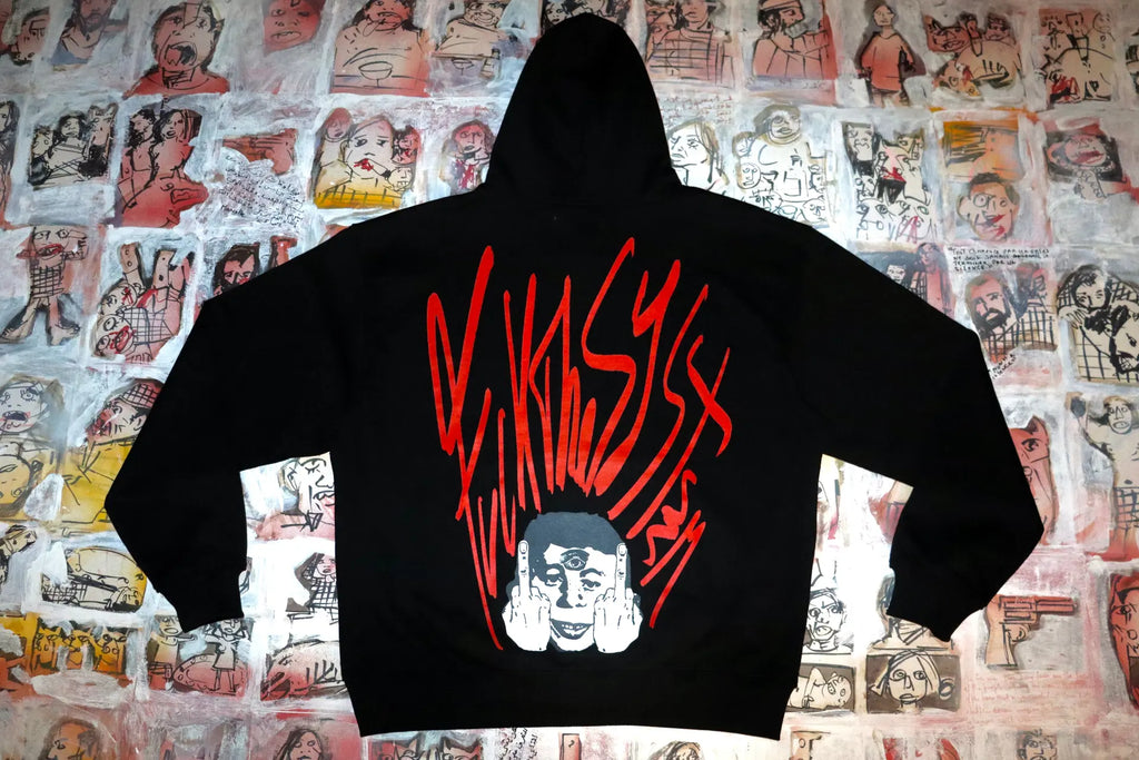 F#ckTheSystem - Black Hoodie