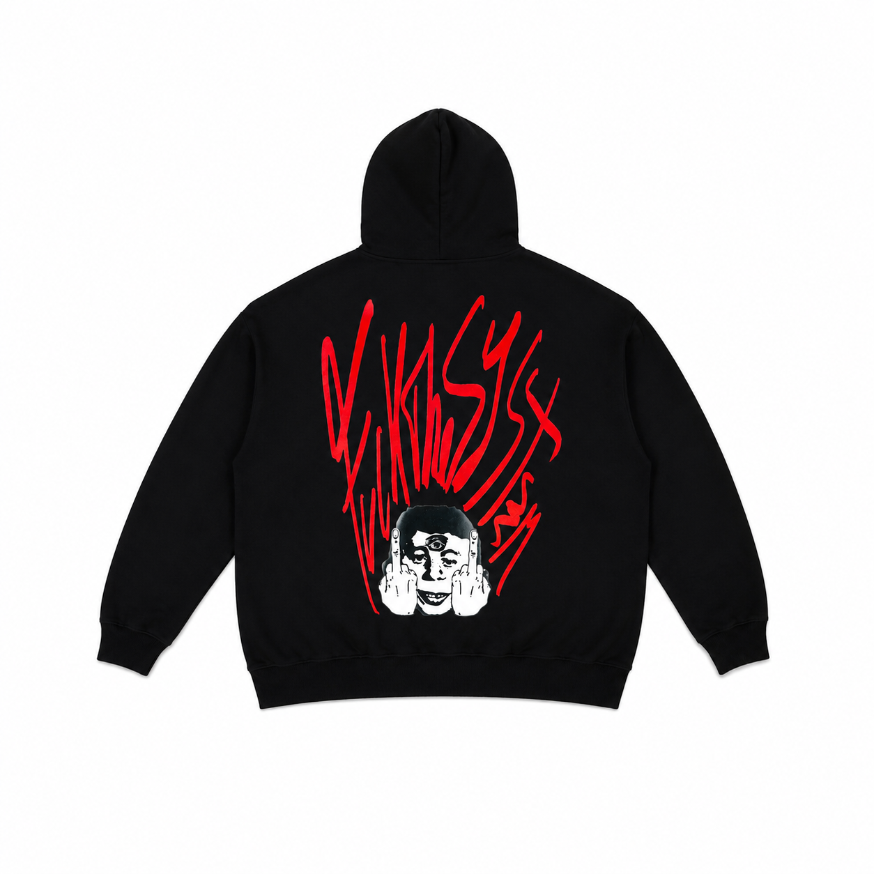 F#ckTheSystem - Black Hoodie