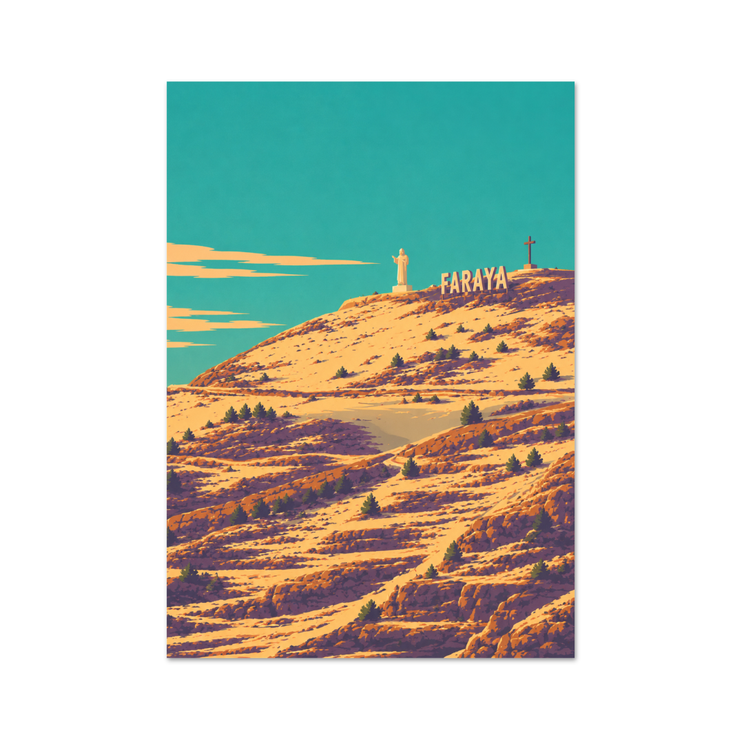 Faraya  -  A3 Poster