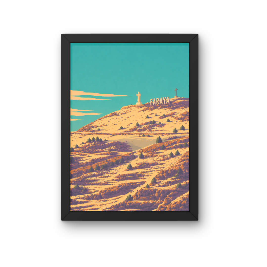 Faraya  -  A3 Poster