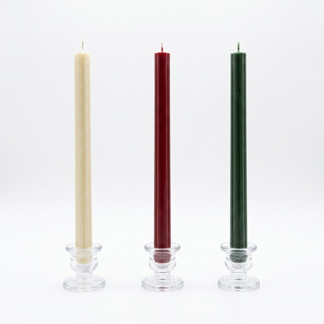 Fluted Taper Candle