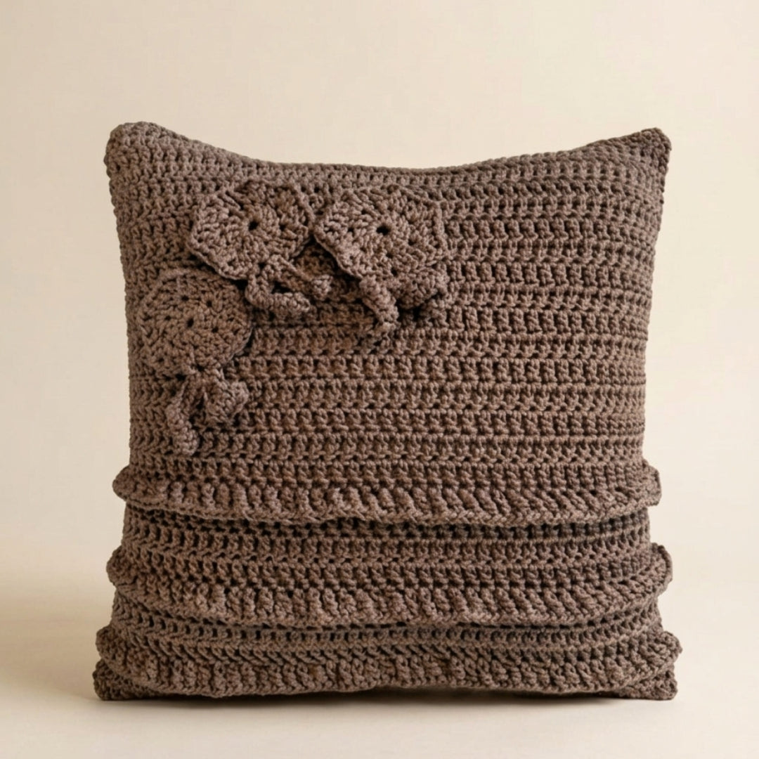 Forest Touch - Crochet Pillow
