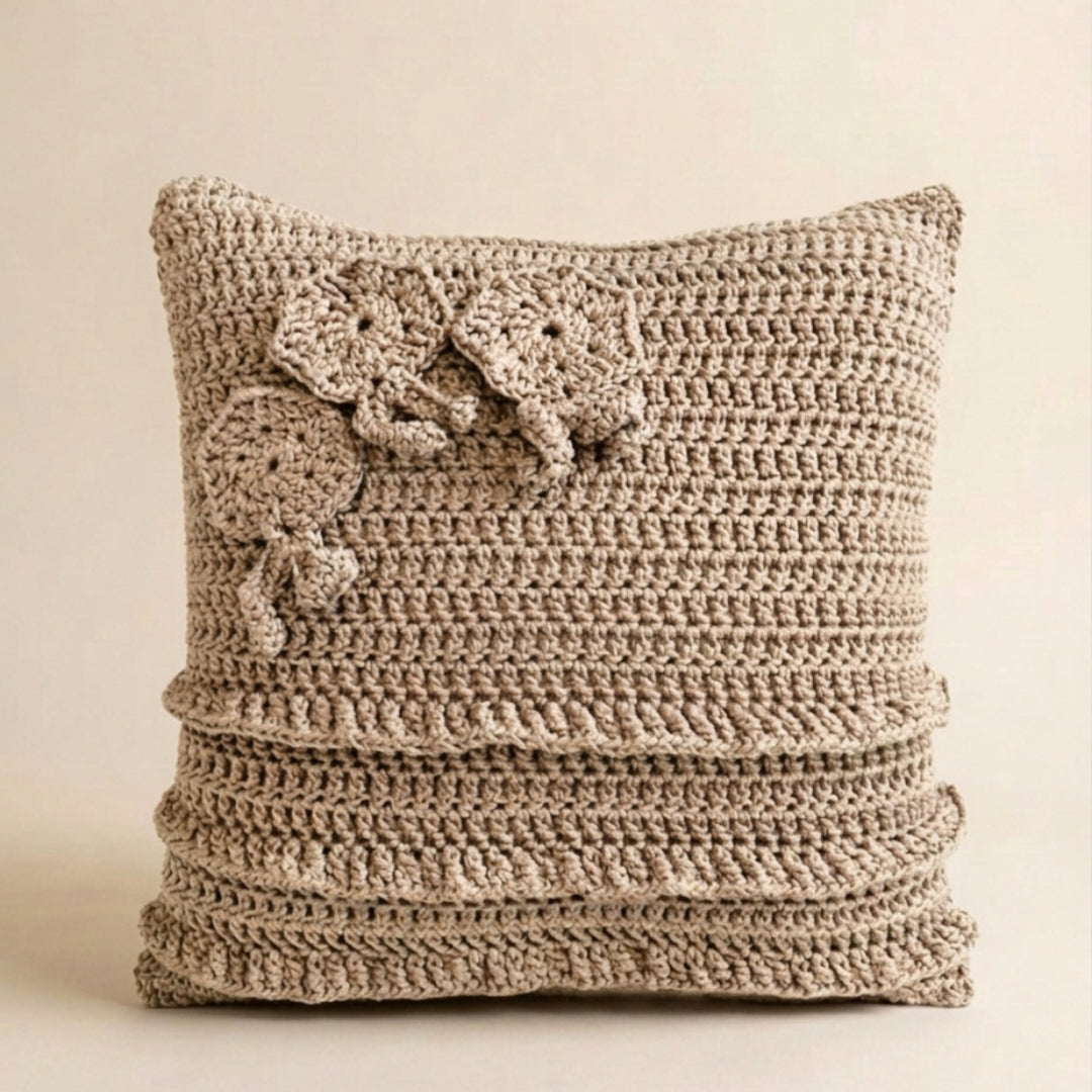 Forest Touch - Crochet Pillow