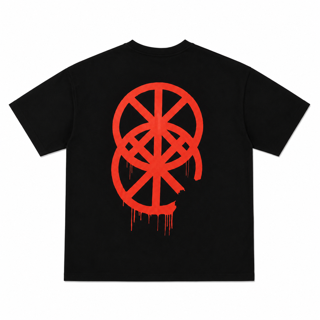Incomplete Graffiti - Relaxed T-Shirt Black