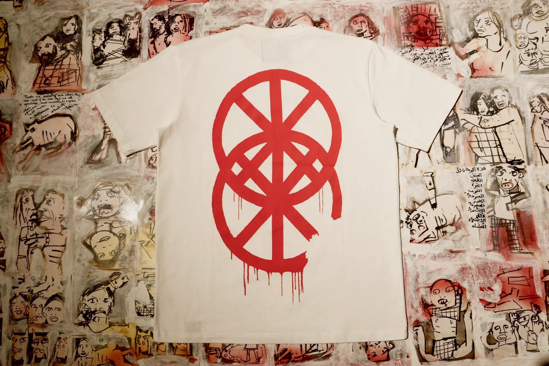 Incomplete Graffiti - Relaxed T-Shirt White