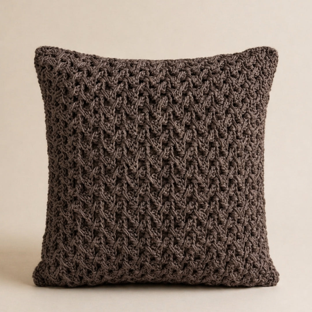 Lace Square - Crochet Pillow