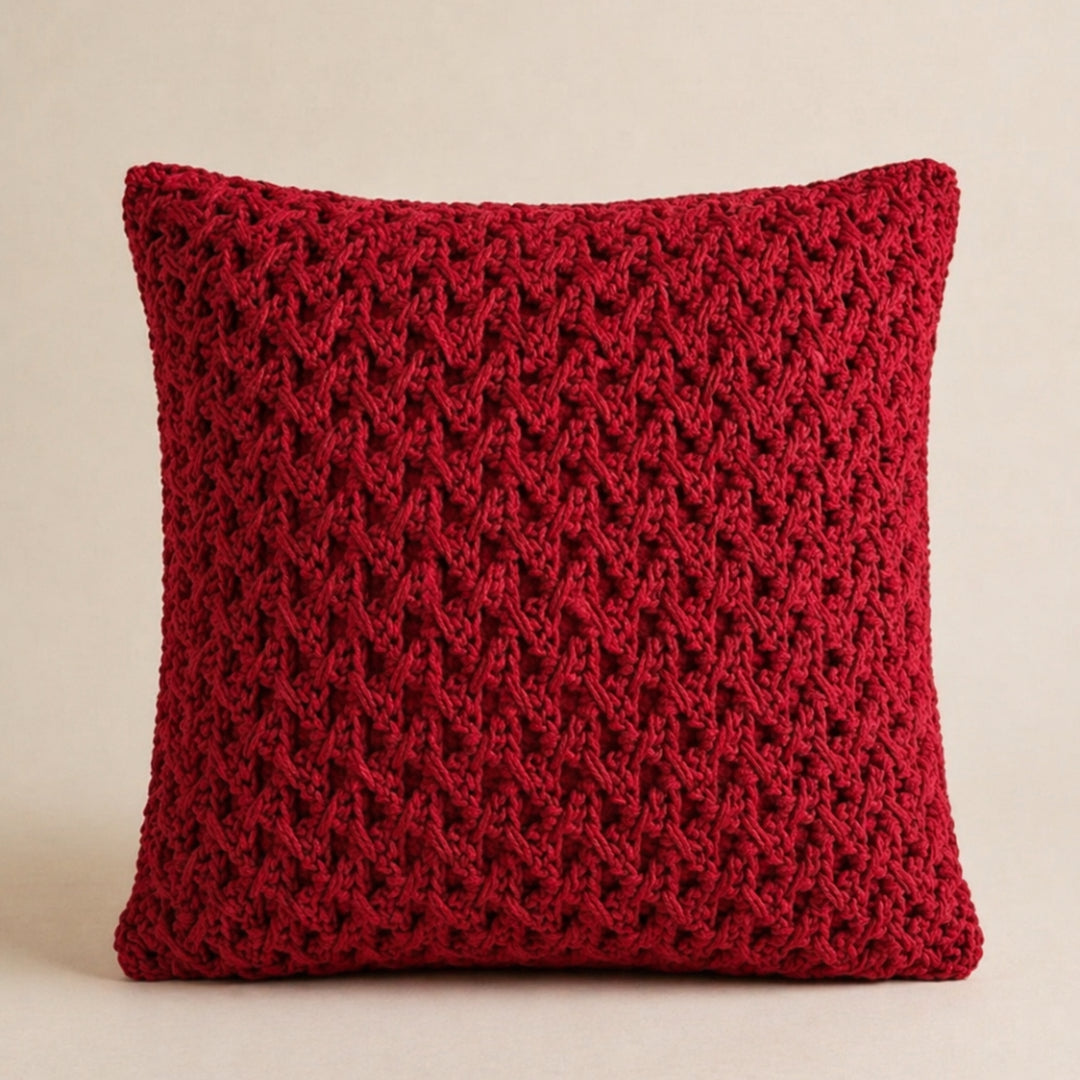 Lace Square - Crochet Pillow