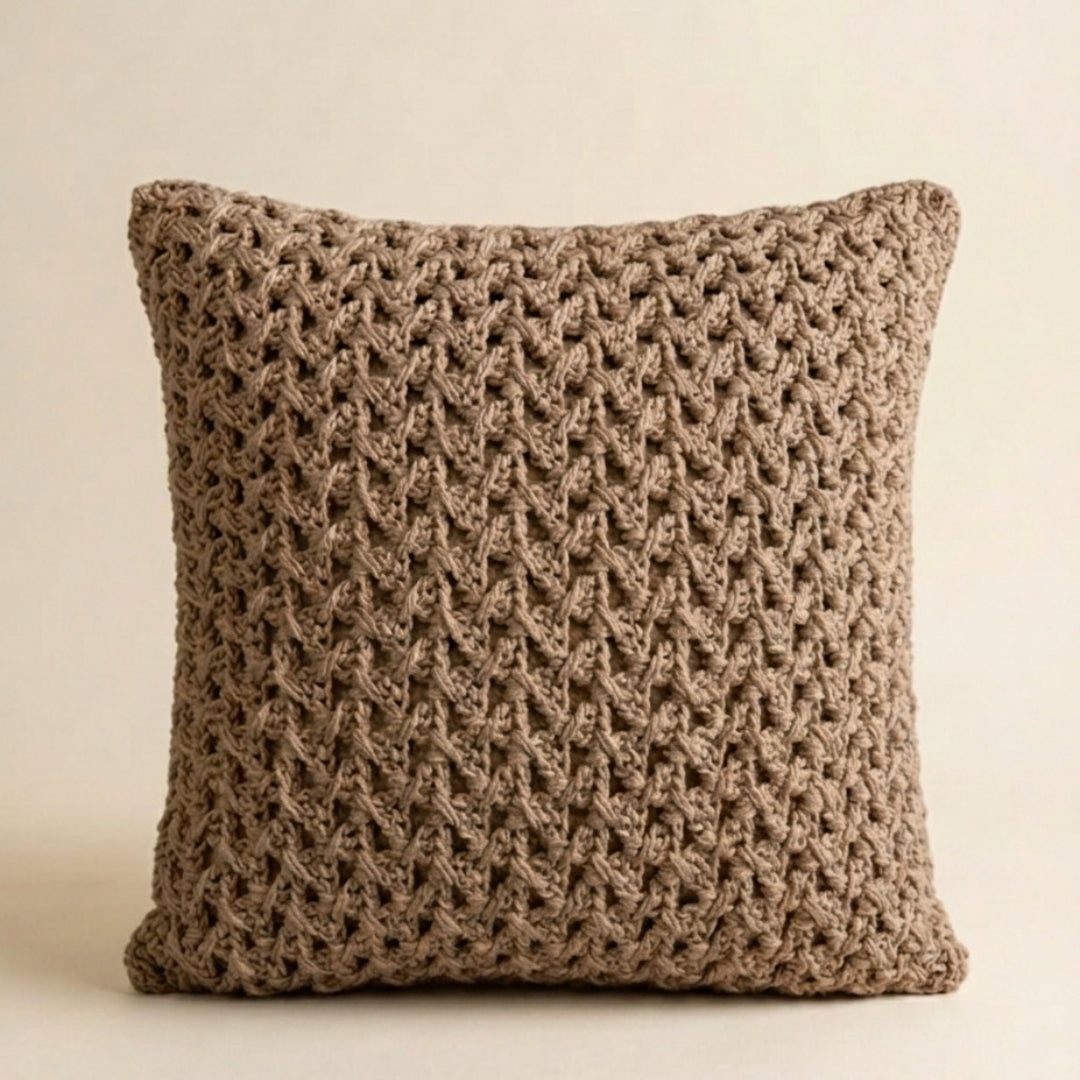Lace Square - Crochet Pillow