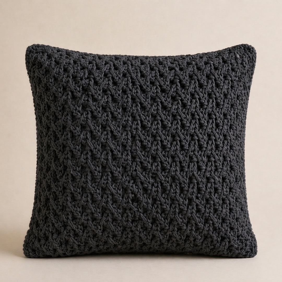 Lace Square - Crochet Pillow