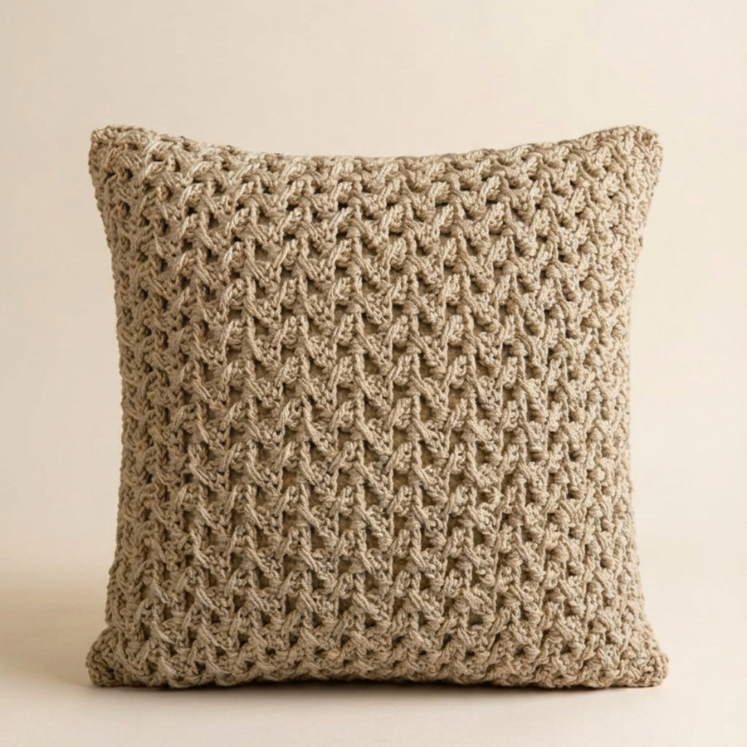 Lace Square - Crochet Pillow