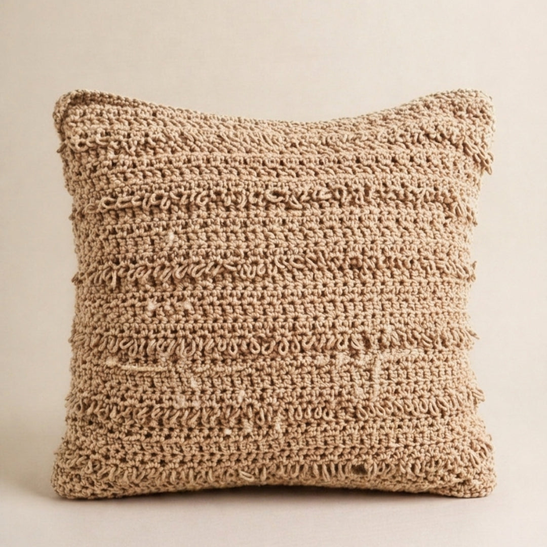 Loop Square - Crochet Pillow