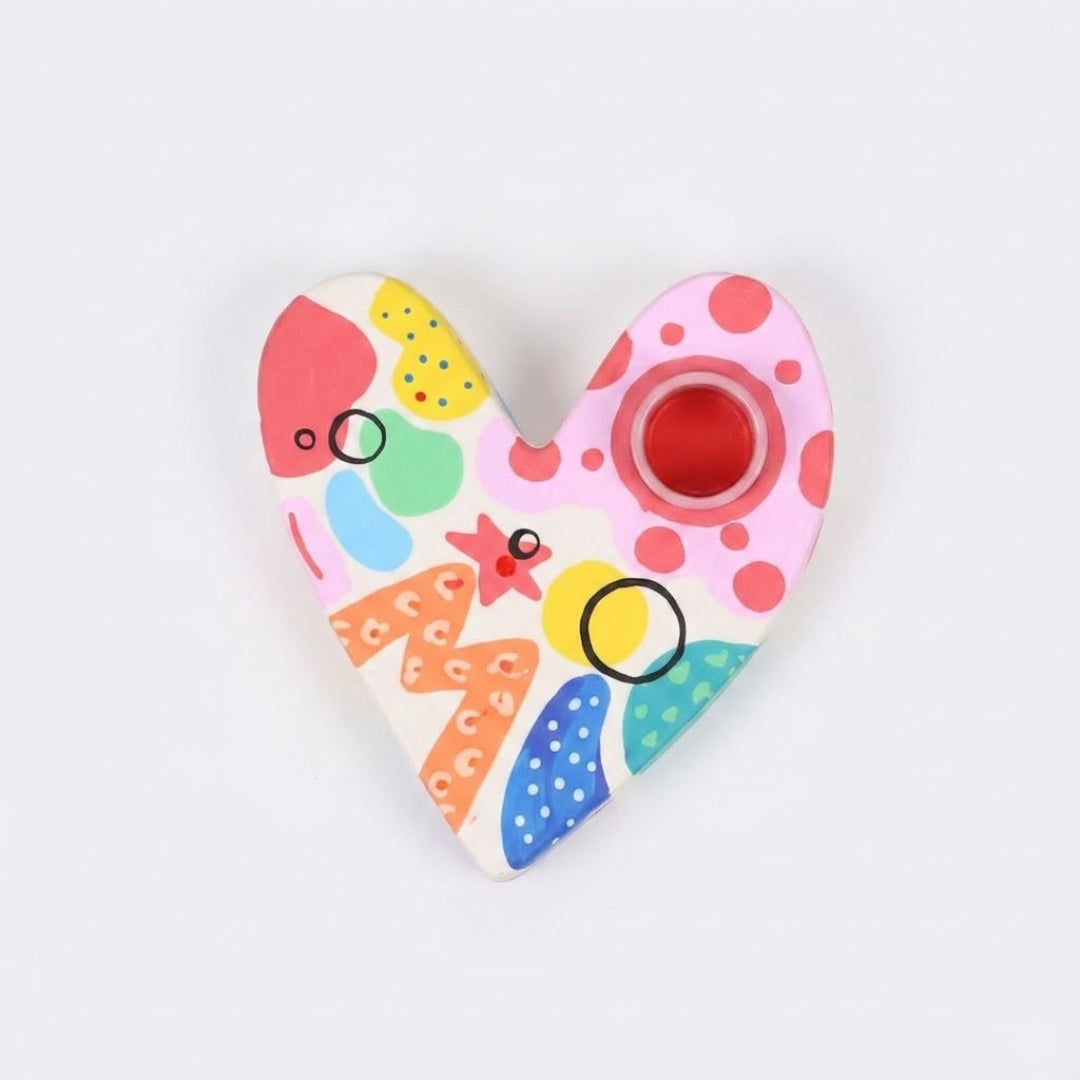 Heart Shaped Candle Holder - Lumipops