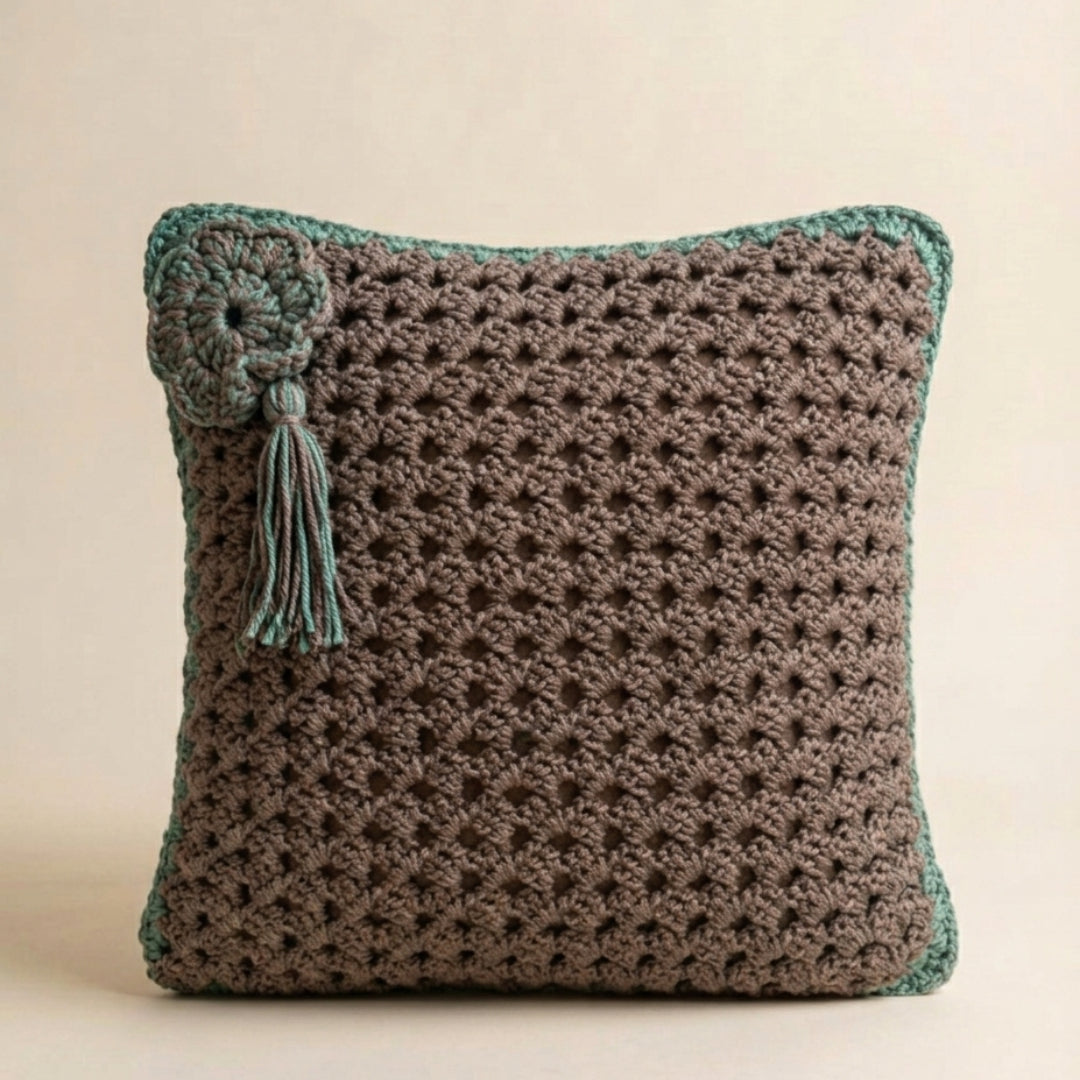 Oasis Square - Crochet Pillow