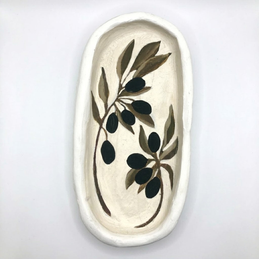 Olive Branch Trinket Tray