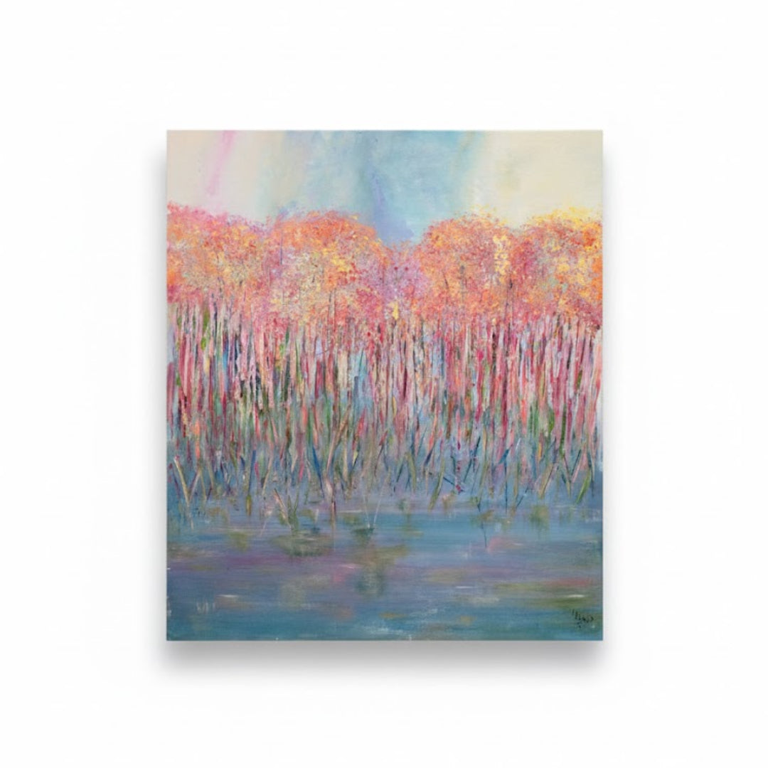 On Fire - Mixed Media