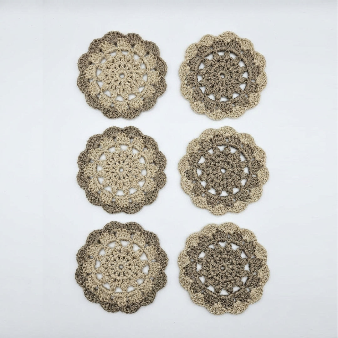 Petal Set - Crochet Coaster