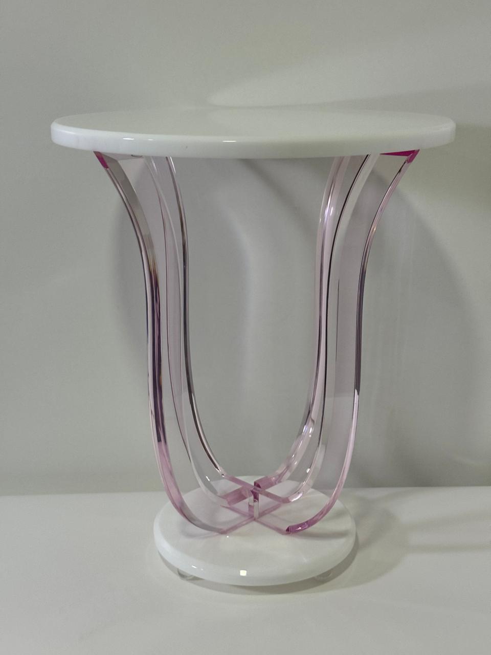 Tulip Sidetable – Pink Sonata