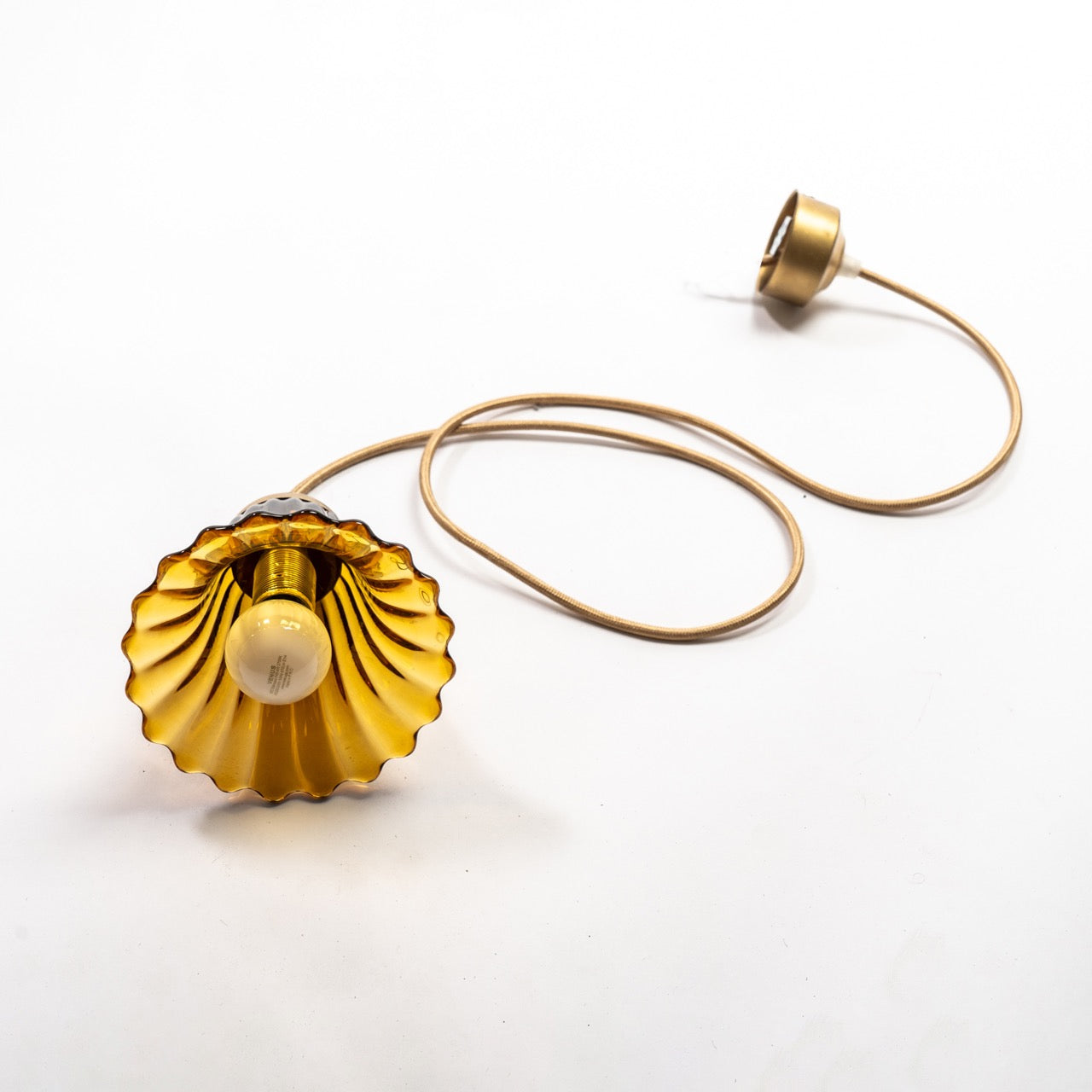 Suspension Ambre Cloche