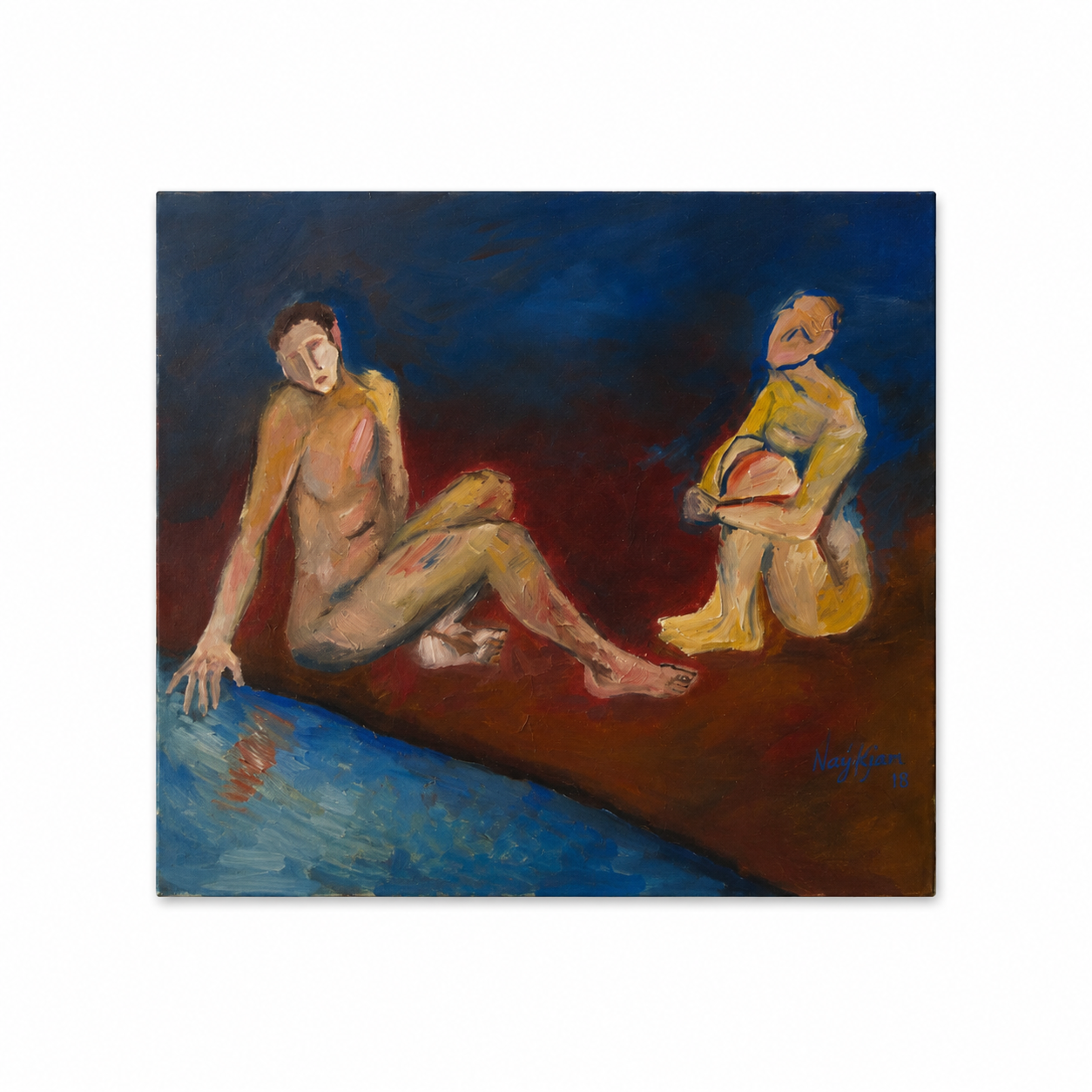 The Shy - Oil on Canvas