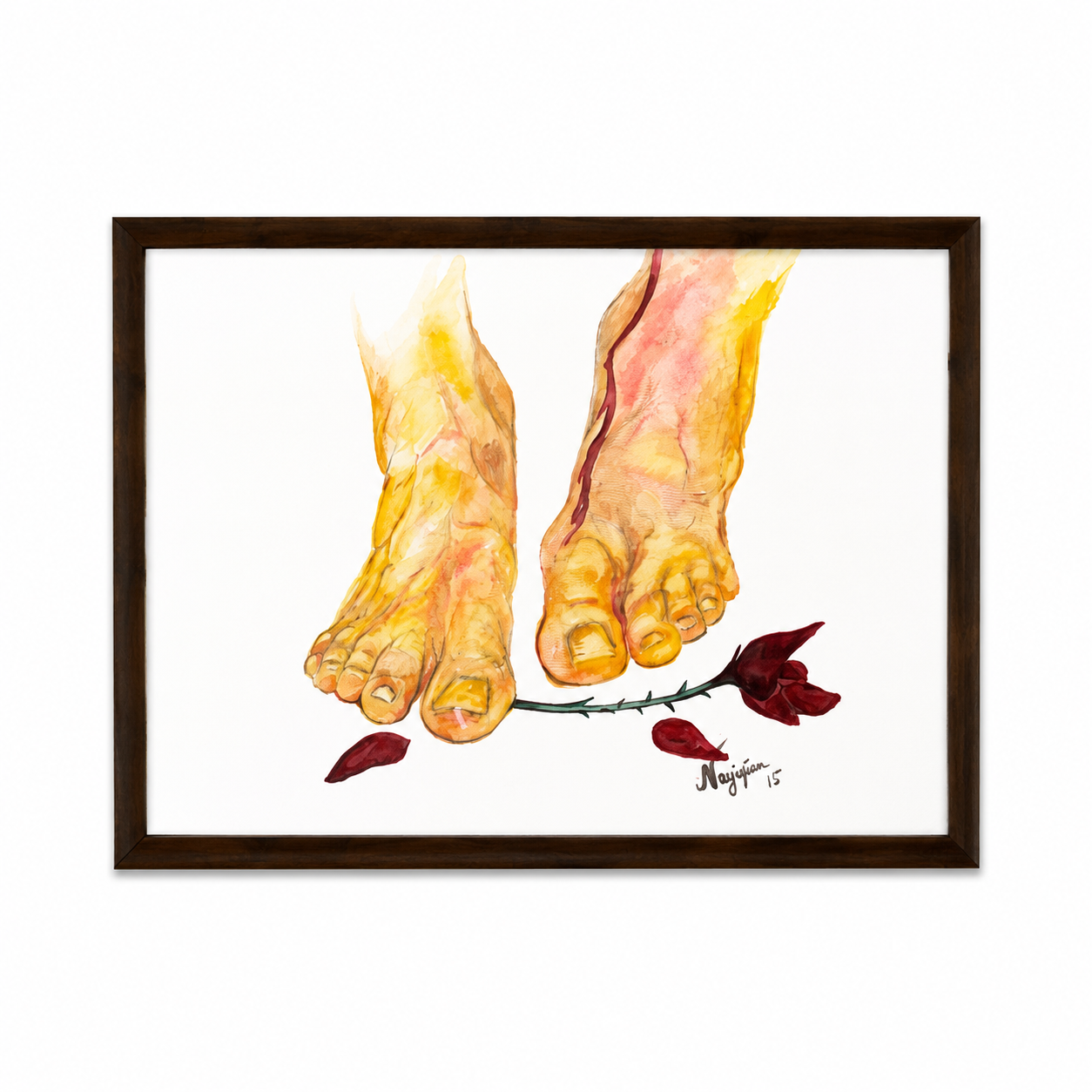 Tender Wounds - Water Colours on Paper