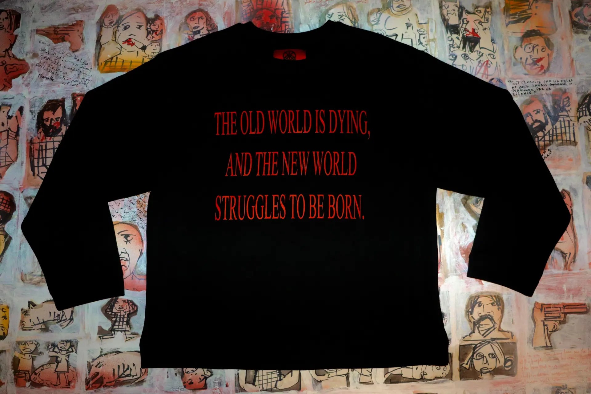 Time of Monsters - Black Crewneck (Loose Fit)