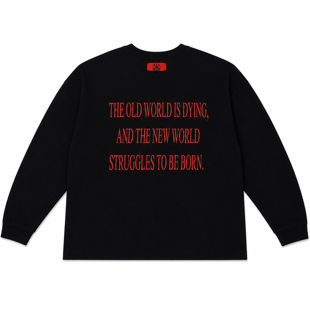 Time of Monsters - Black Crewneck (Loose Fit)