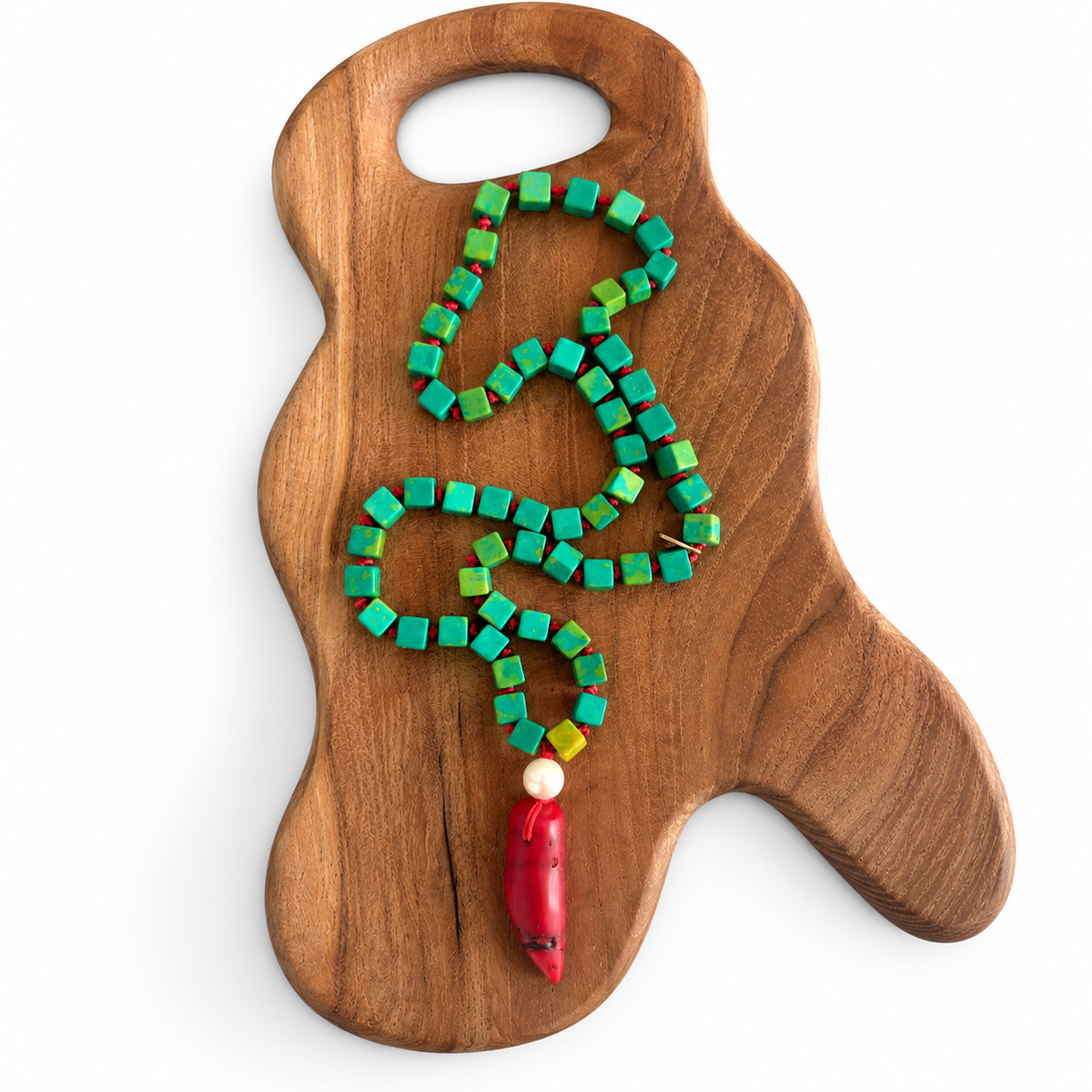 Coral Kiss - Necklace