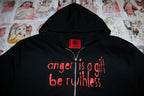 Anger is a gift - Oversized Zip-up Hoodie